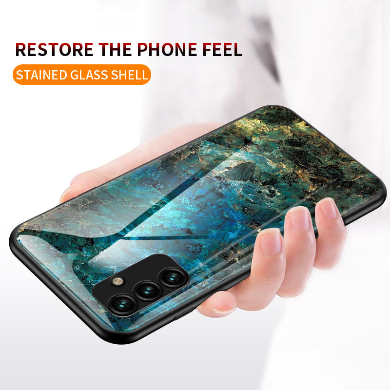 Til Samsung Galaxy A34 5G Marmormønster Udskrivning Hærdet glas PC TPU Telefon Case Anti-drop bagcover Til Samsung Galaxy A34 5G Marmormønster Udskrivning Hærdet glas PC TPU Telefon Case Anti-drop bagcover